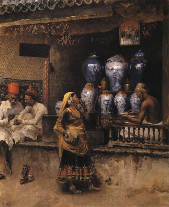 Edwin Lord Weeks The Vase Seller Spain oil painting art